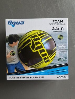Aqua Foam Skipper Ball in Yellow and Black